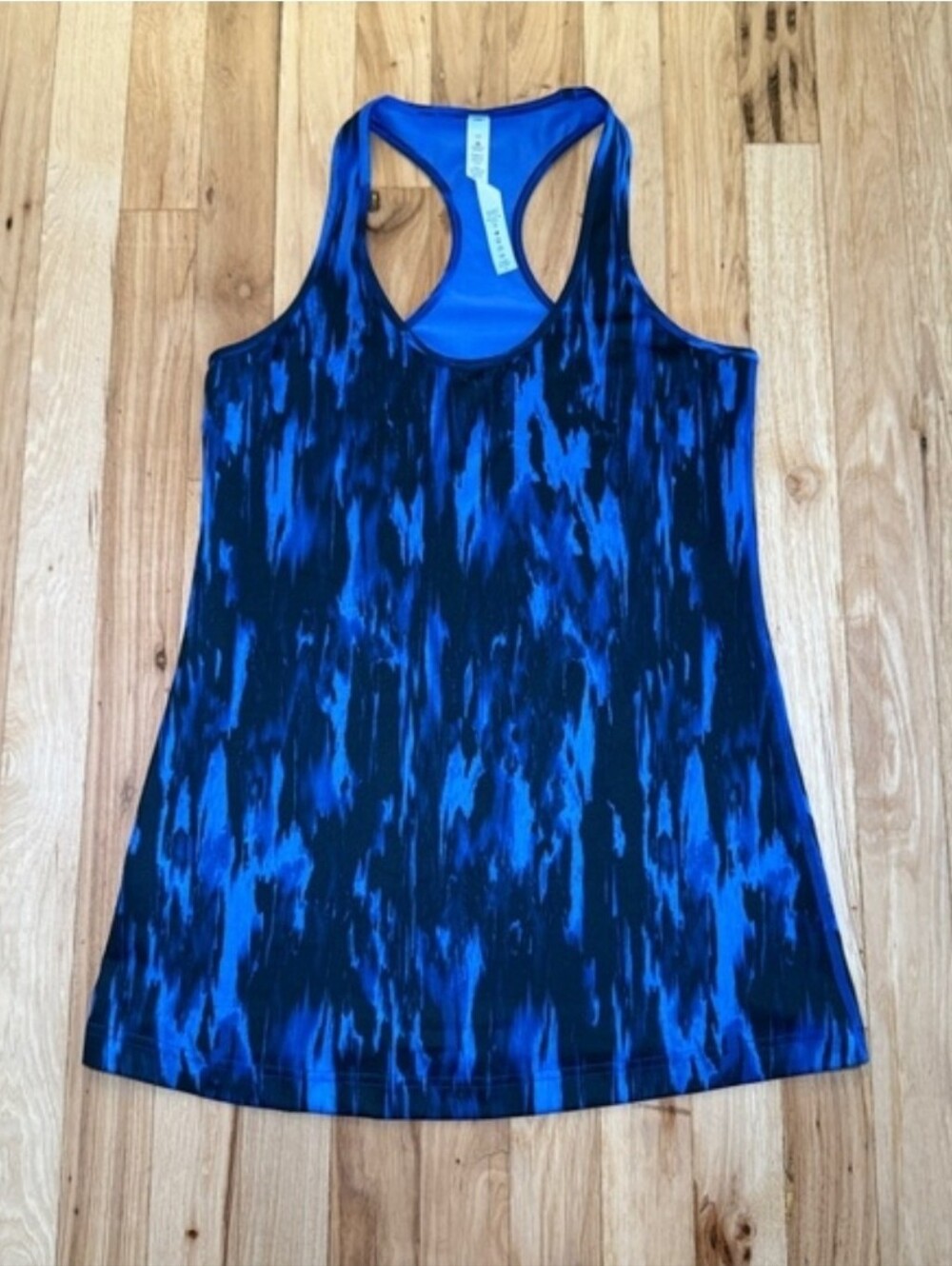 Lululemon Cool Racerback Tank Painted Animal Sprinkler Black - Size 10 - Picture 2 of 5